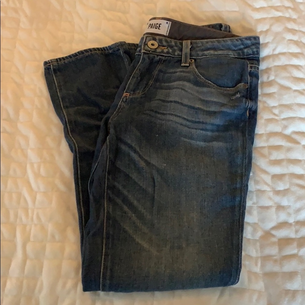 Paige jimmy jimmy crop jeans
